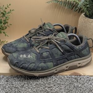 HUK Performance Fishing Attack Subphantis Gulf Stream Shoes Mens Size 10
